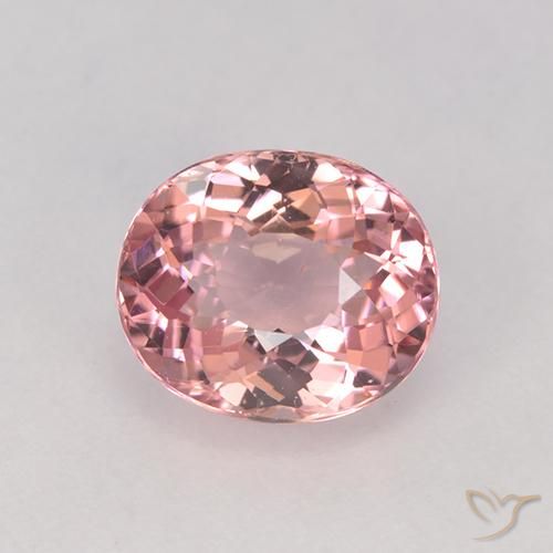 1.51ct Naturel Rose clair Tourmaline, ovale, VVS-VS
