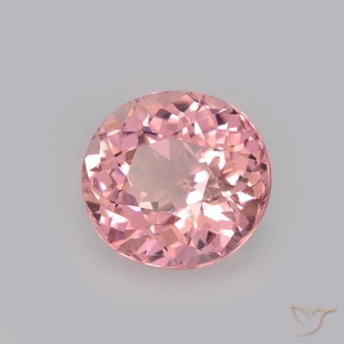 Tourmaline Rose vif naturelle ovale, 1.47 ct, VS