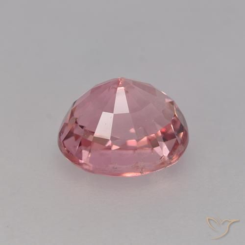 Tourmaline Rose clair naturelle ovale, 1.35 ct, VVS-VS