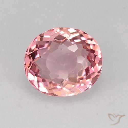 Tourmaline Rose bubblegum naturelle ovale, 1.60 ct, VVS-VS