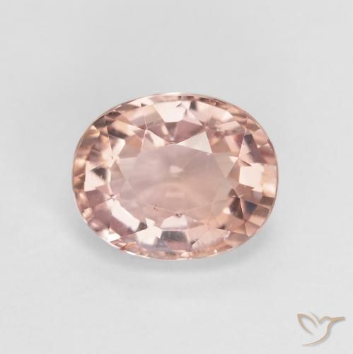 1.61ct Naturel Rouge indien Tourmaline, ovale, VS