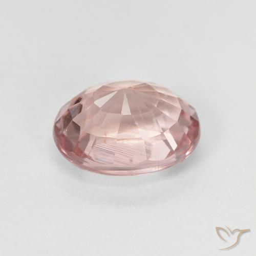 Tourmaline Rouge indien naturelle ovale, 1.61 ct, VS