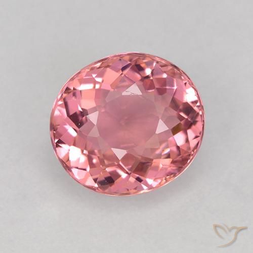 1.49ct Naturel Ton rose chaud Tourmaline, ovale, VVS-VS