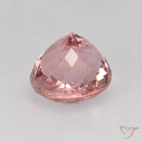 Tourmaline Rose clair naturelle ovale, 1.66 ct, VS