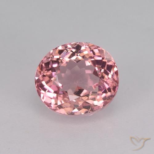 1.65ct Naturel Rose moyen Tourmaline, ovale, VS