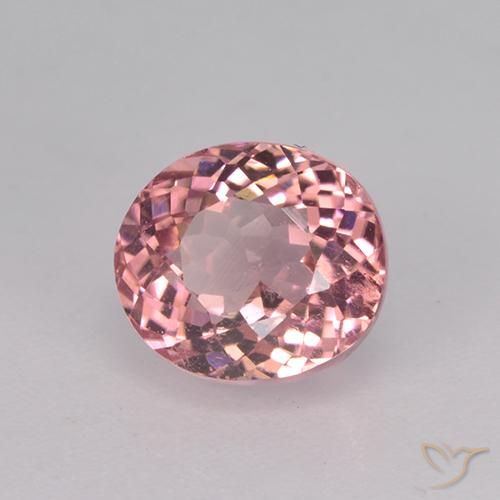 Tourmaline Rose moyen naturelle ovale, 1.65 ct, VS