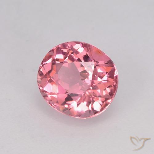 Tourmaline Ton rose chaud naturelle ovale, 1.33 ct, VVS