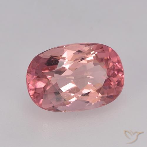 Tourmaline Rose clair naturelle ovale, 1.90 ct, VVS-VS