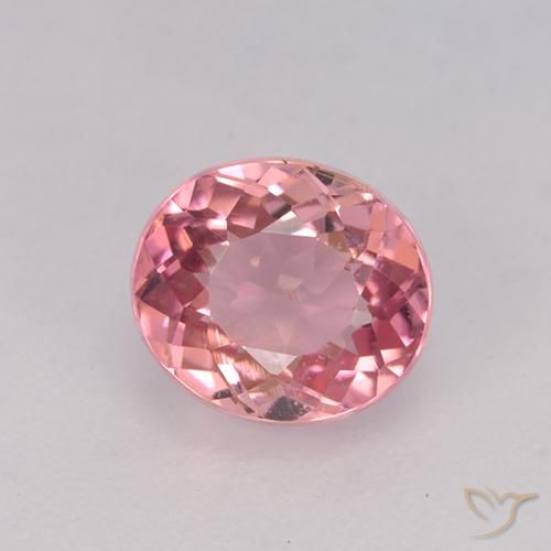 1.65ct Naturel Rose clair Tourmaline, ovale, VVS-VS