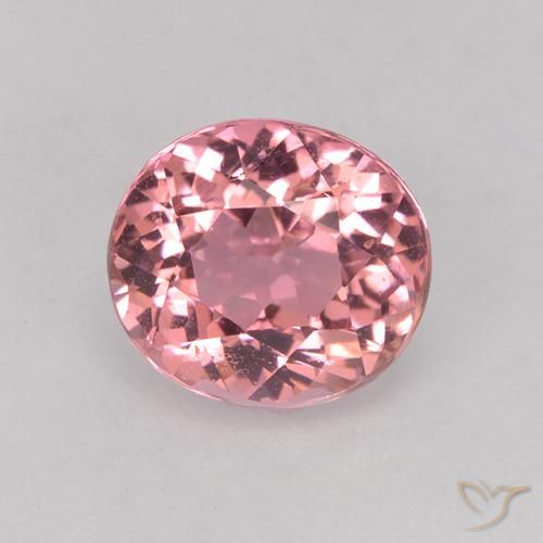 1.68ct Naturel Rose bubblegum Tourmaline, ovale, VVS-VS