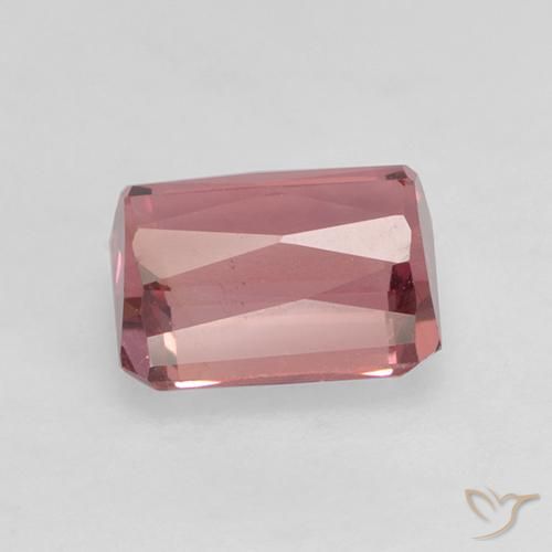 Tourmaline Rose moyen naturelle Octogone / coupe Émeraude, 1.43 ct, VVS-VS