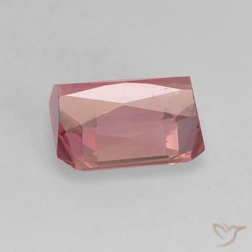 Tourmaline Rose clair naturelle Octogone / coupe Émeraude, 1.55 ct, VVS-VS
