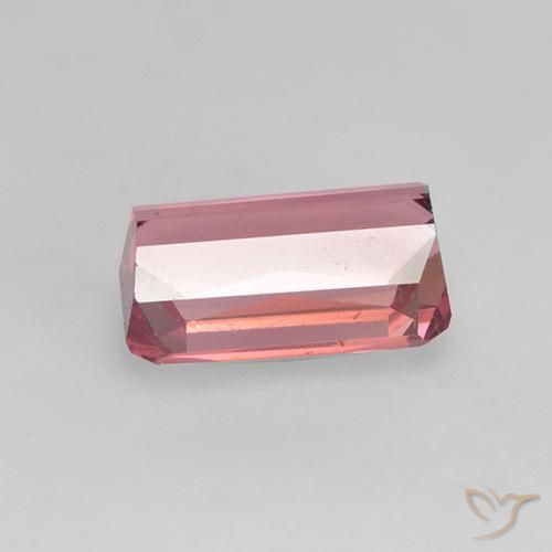 Tourmaline Rose bubblegum naturelle Octogone / coupe Émeraude, 1.33 ct, VVS-VS