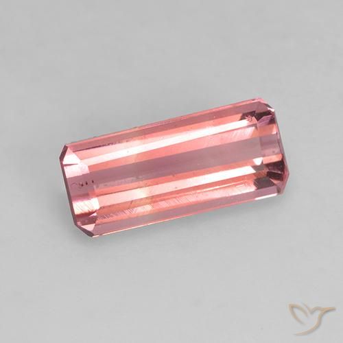 Tourmaline Rose moyen naturelle Octogone / coupe Émeraude, 1.07 ct, VVS-VS