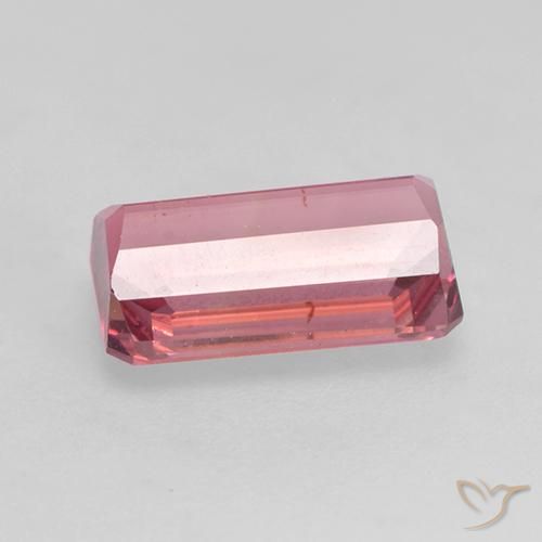 Tourmaline Rose intense naturelle Octogone / coupe Émeraude, 1.80 ct, VVS-VS