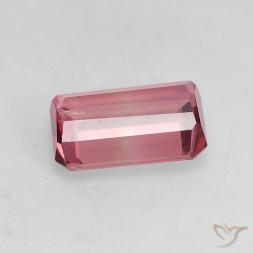 Tourmaline Rose moyen naturelle Octogone / coupe Émeraude, 1.49 ct, VVS-VS