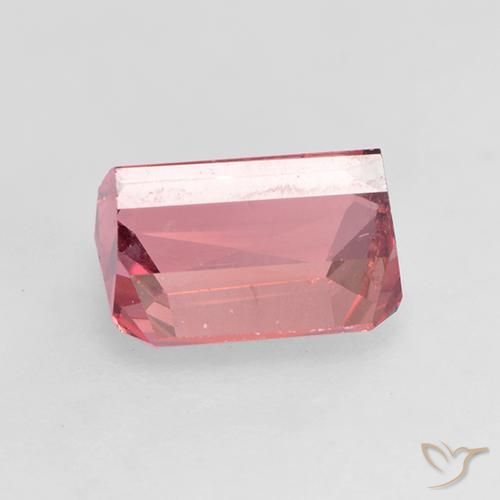 Tourmaline Rose moyen naturelle Octogone / coupe Émeraude, 1.14 ct, VVS-VS