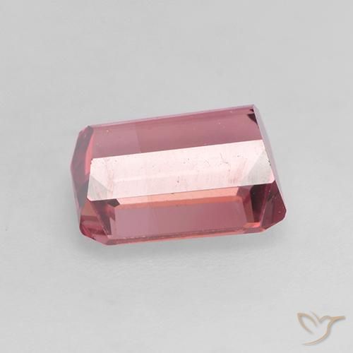 Tourmaline Rose bubblegum naturelle Octogone / coupe Émeraude, 1.88 ct, VVS-VS