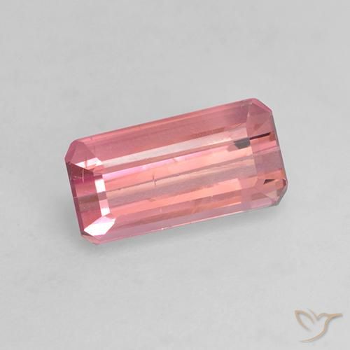 Tourmaline Rose moyen naturelle Octogone / coupe Émeraude, 1.35 ct, VVS-VS
