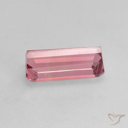 Tourmaline Rose moyen naturelle Octogone / coupe Émeraude, 1.35 ct, VVS-VS