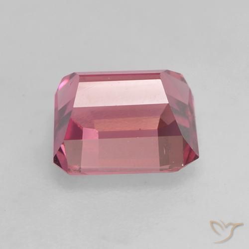 Tourmaline Rose moyen naturelle Octogone / coupe Émeraude, 1.52 ct, VVS-VS