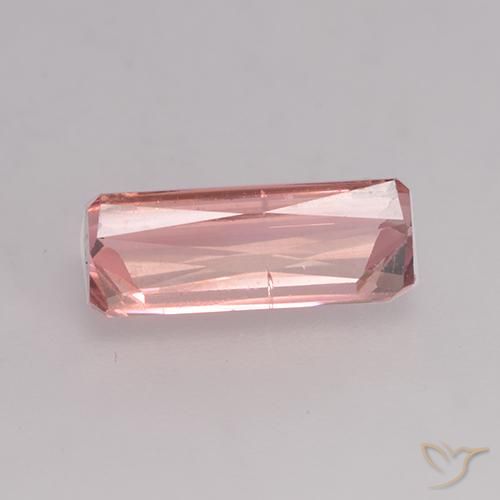 Tourmaline Rose bubblegum naturelle Octogone / coupe Émeraude, 1.28 ct, SI