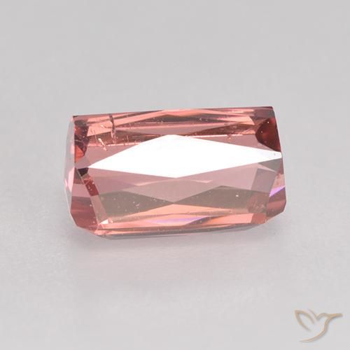 Tourmaline Rose moyen naturelle Octogone / coupe Émeraude, 1.52 ct, VS-SI