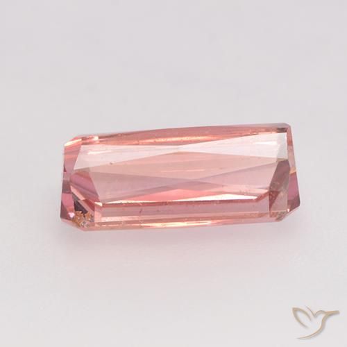 Tourmaline Rose moyen-léger naturelle Octogone / coupe Émeraude, 1.24 ct, VS