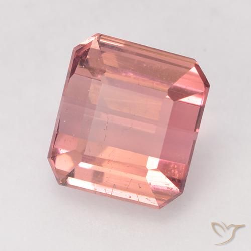 Tourmaline Rose moyen naturelle Octogone / coupe Émeraude, 1.93 ct, VS