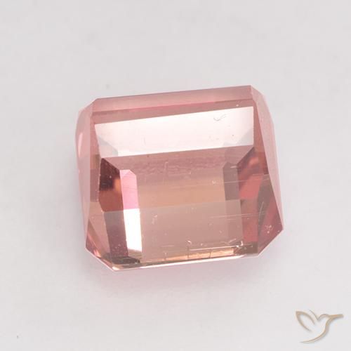 Tourmaline Rose moyen naturelle Octogone / coupe Émeraude, 1.93 ct, VS