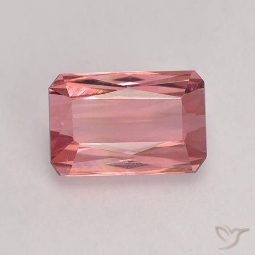1.64ct Naturel Rose foncé Tourmaline, Taille émeraude, VVS-VS