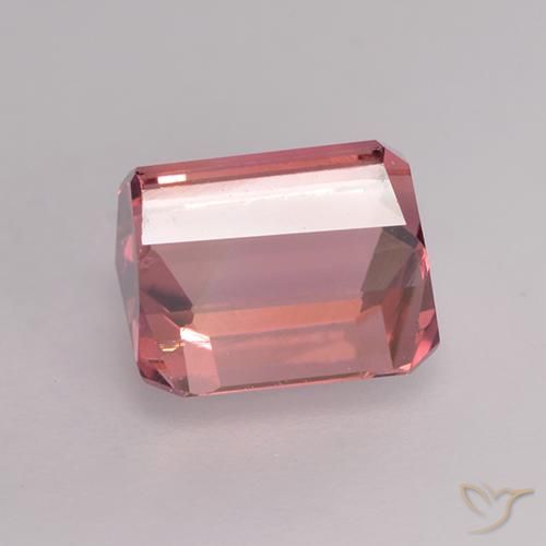 Tourmaline Rose moyen naturelle Octogone / coupe Émeraude, 1.89 ct, VVS-VS