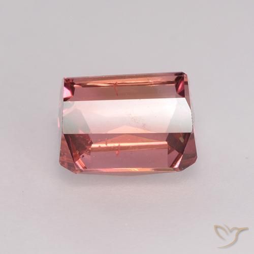 Tourmaline Rose foncé naturelle Octogone / coupe Émeraude, 1.58 ct, VS