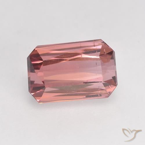 Tourmaline Rose moyen naturelle Octogone / coupe Émeraude, 1.83 ct, VS