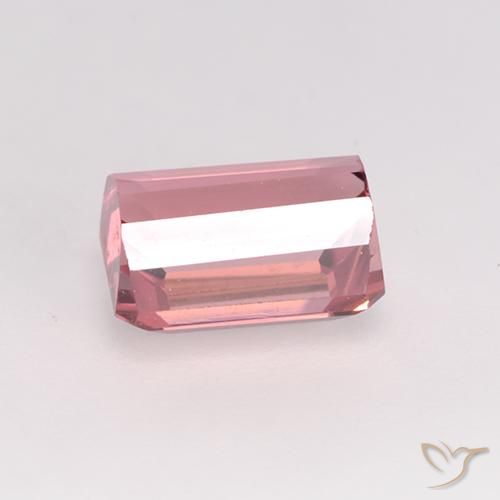 Tourmaline Rose clair naturelle Octogone / coupe Émeraude, 1.54 ct, VVS-VS