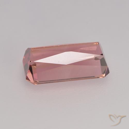 Tourmaline Rose moyen naturelle Octogone / coupe Émeraude, 1.55 ct, VS