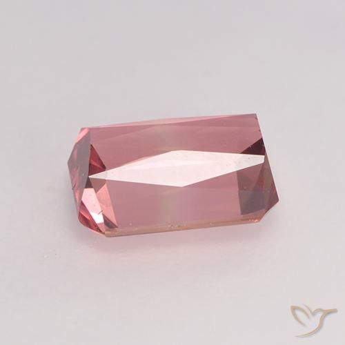 Tourmaline Rose moyen naturelle Octogone / coupe Émeraude, 1.43 ct, VVS-VS