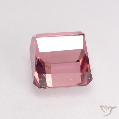 Tourmaline Rose clair naturelle Octogone / coupe Émeraude, 1.27 ct, VVS-VS