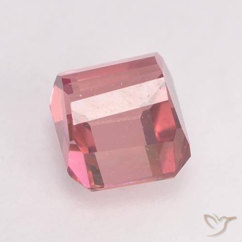 Tourmaline Rose bubblegum léger naturelle Octogone / coupe Émeraude, 1.10 ct, VVS-VS