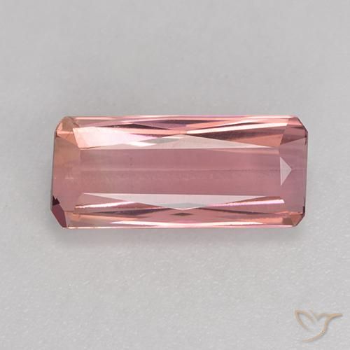 1.93ct Naturel Rose moyen Tourmaline, Taille émeraude, VVS-VS
