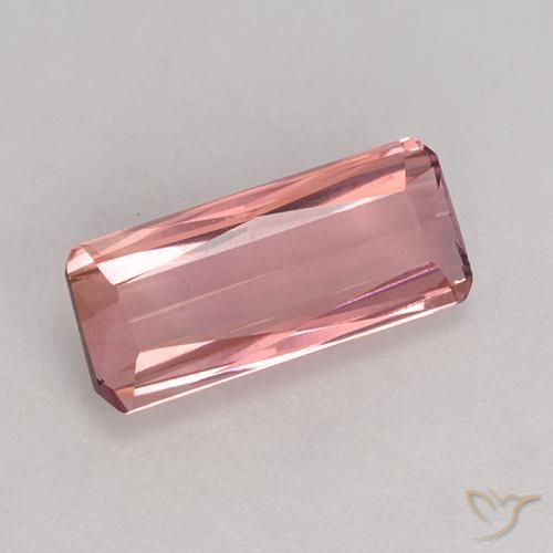 Tourmaline Rose moyen naturelle Octogone / coupe Émeraude, 1.93 ct, VVS-VS