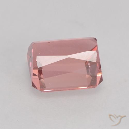 Tourmaline Rose clair naturelle Octogone / coupe Émeraude, 1.44 ct, VS