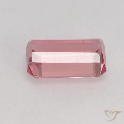 Tourmaline Rose bubblegum léger naturelle Octogone / coupe Émeraude, 1.01 ct, VS