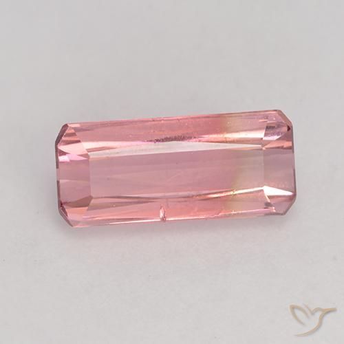 1.83ct Naturel Rose moyen-léger Tourmaline, Taille émeraude, VS-SI