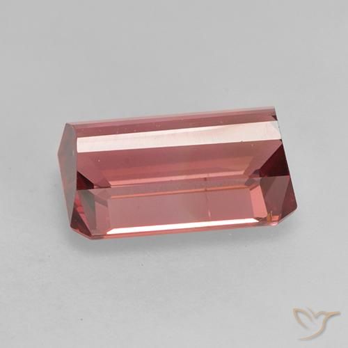 Tourmaline Rose moyen naturelle Octogone / coupe Émeraude, 3.61 ct, VS
