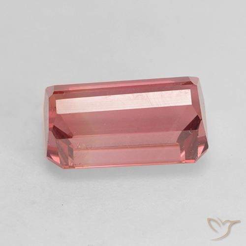 Tourmaline Bois de rose naturelle Octogone / coupe Émeraude, 3.07 ct, VS