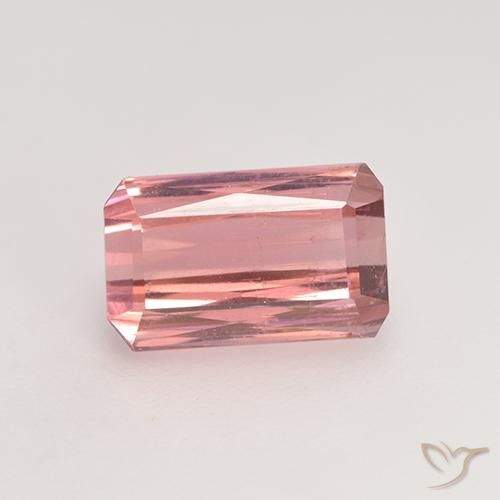 2.38ct Naturel Rose bubblegum Tourmaline, Taille émeraude, VS-SI
