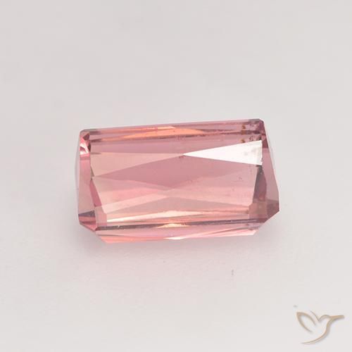 Tourmaline Rose bubblegum naturelle Octogone / coupe Émeraude, 2.38 ct, VS-SI