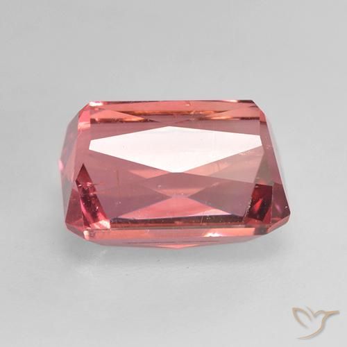 Tourmaline Rose intense naturelle Octogone / coupe Émeraude, 2.61 ct, SI