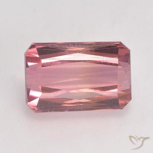 3.73ct Naturel Pourpre royal Tourmaline, Taille émeraude, VS